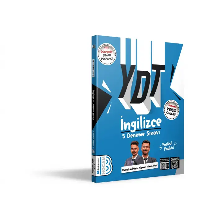 YDT İngilizce 5 Deneme Sınavı Benim Hocam