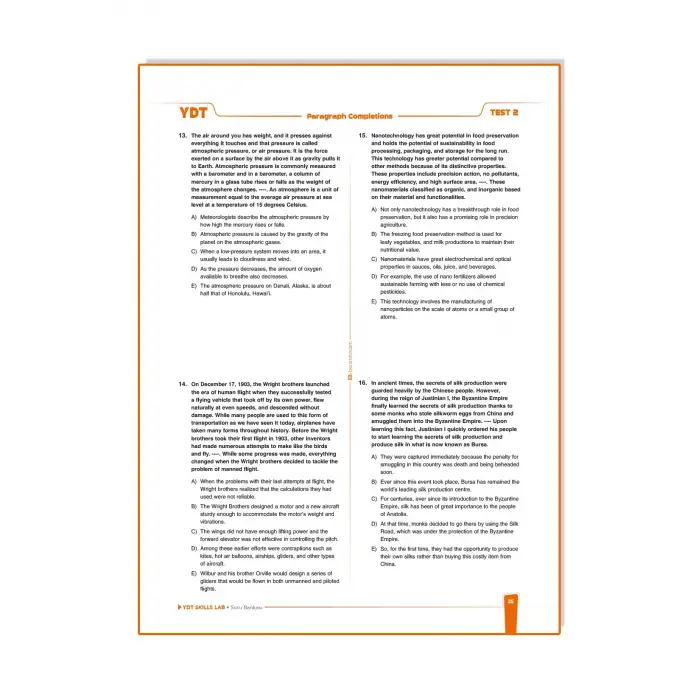 2026 YDT Skılls Lab Soru Bankası Benim Hocam Yayınları