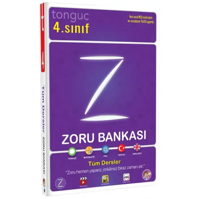 4. Sınıf Zoru ve Taktikli Tüm Dersler Soru Bankası - 2 Kitap - Tonguç Akademi