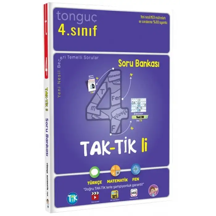 4. Sınıf Zoru ve Taktikli Tüm Dersler Soru Bankası - 2 Kitap - Tonguç Akademi
