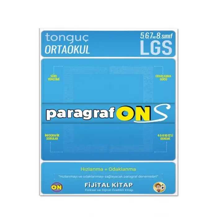 ParagrafON + ParagrafONS + Paragrafta Son Nokta - LGS Paragraf Soru Bankası Seti- Tonguç Akademi