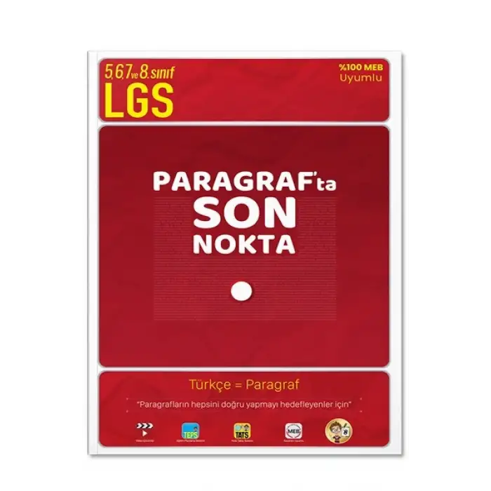 ParagrafON + ParagrafONS + Paragrafta Son Nokta - LGS Paragraf Soru Bankası Seti- Tonguç Akademi