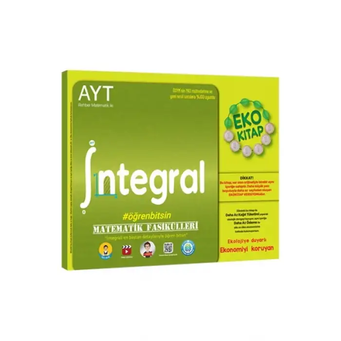 AYT Matematik Fasikülleri - İntegral Eko - Tonguç Akademi