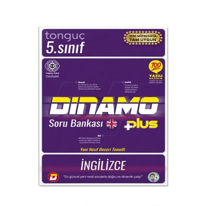 5. Sınıf İngilizce Dinamo Soru Bankası - Tonguç Yayınları