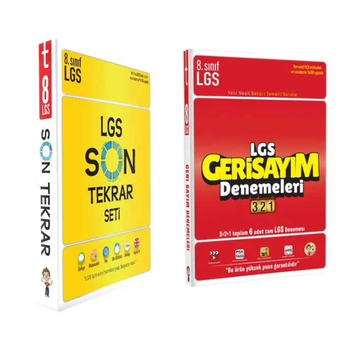 LGS Son Tekrar Seti ve Geri Sayım Denemeleri 321 - Tonguç Akademi