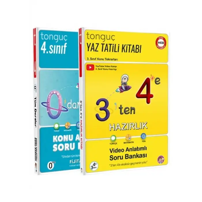 3ten 4e Hazırlık Seti - Tonguç Yayınları