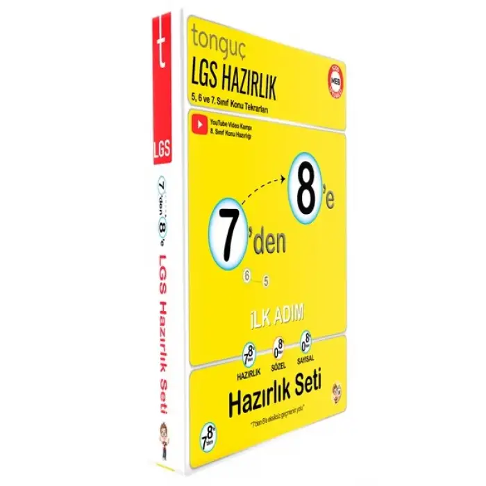 7den 8e LGS Hazırlık İlk Adım Seti - Tonguç Yayınları