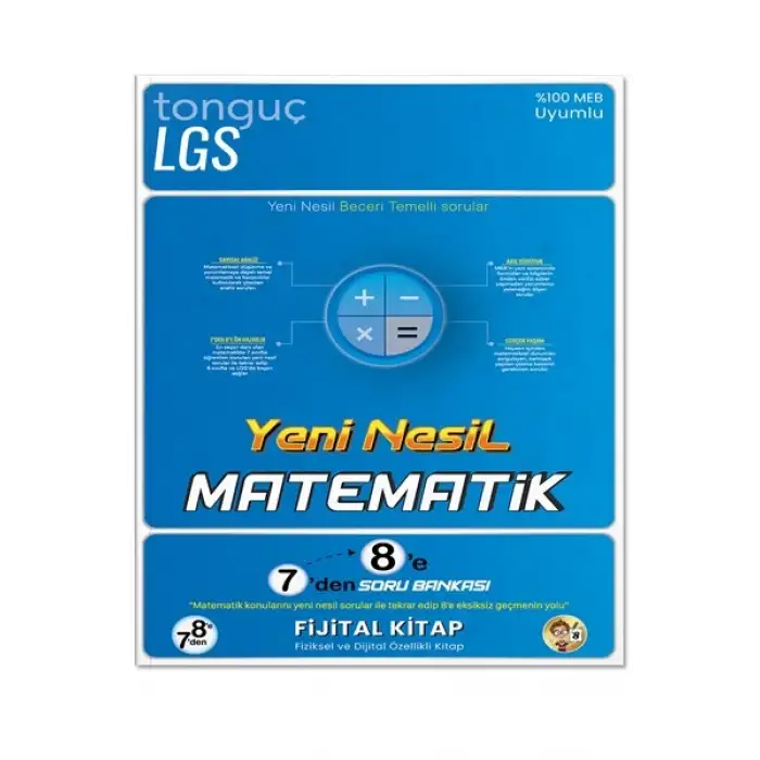 Yeni Nesil Matematik 7den 8e Soru Bankası - Tonguç Yayınları