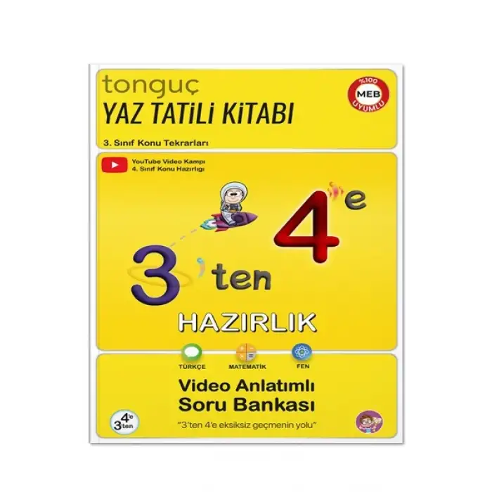 3ten 4e Hazırlık Kitabı - Tonguç Yayınları