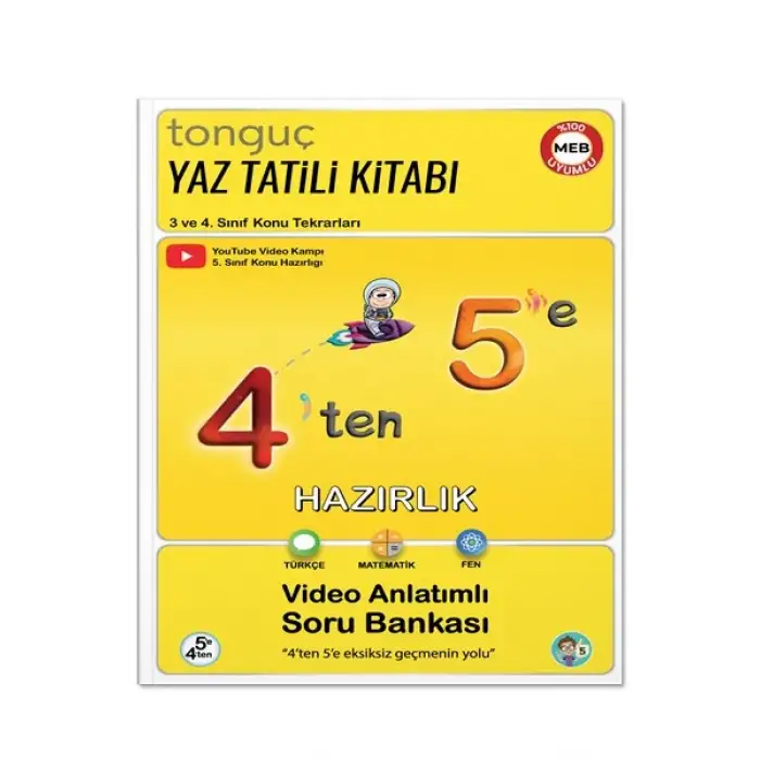 4ten 5e Hazırlık Kitabı - Tonguç Yayınları