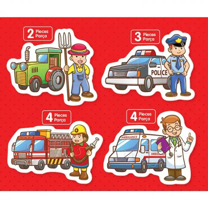 Baby Puzzle - Meslekler Blue Focus Games