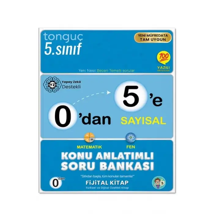 0dan 5e Sayısal Konu Anlatımlı Soru Bankası - Tonguç Yayınları