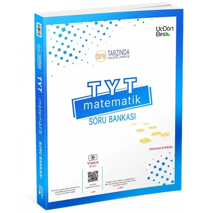 TYT Matematik Soru Bankası - ÜçDörtBeş Yayınları