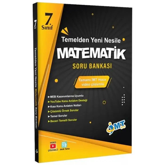 7. Sınıf İMT Matematik Temelden Yeni Nesile Soru Bankası