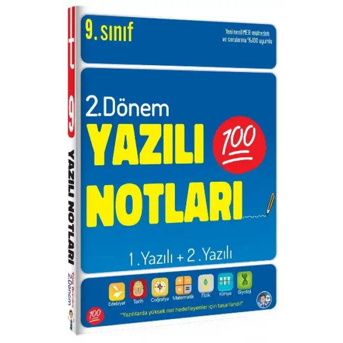 9. Sınıf Yazılı Notları 1. Dönem ve 2. Dönem 1 ve 2. Yazılı - Tonguç Yayınları