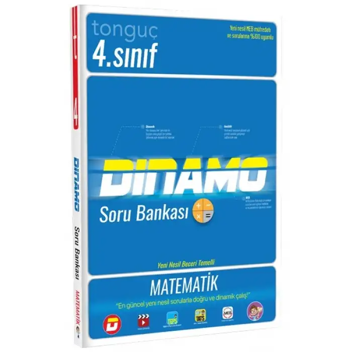 4. Sınıf Matematik Dinamo Soru Bankası - Tonguç Yayınları
