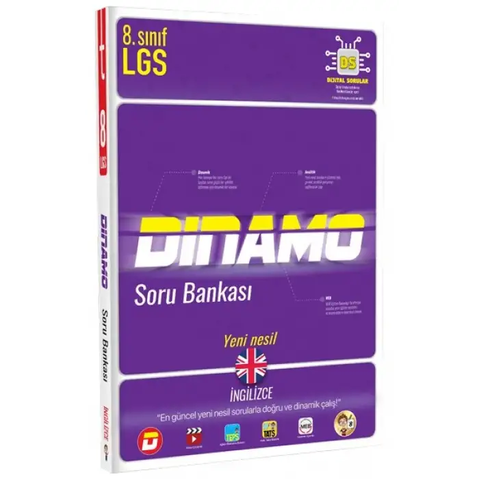 8. Sınıf İngilizce Dinamo Soru Bankası - Tonguç Yayınları