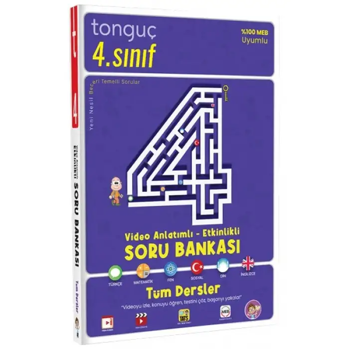 4. Sınıf Tüm Dersler Video Anlatımlı - Etkinlikli Soru Bankası - Tonguç Yayınları