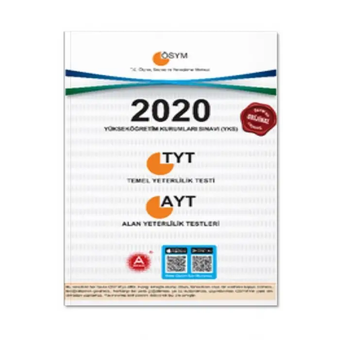 2020 TYT AYT Tıpkı Basım Deneme Sınavı Paketi - A Yayınları