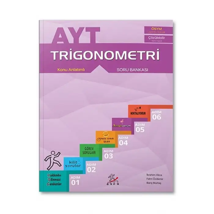 Akca Serisi AYT Trigonometri Konu Anlatımlı Soru Bankası Ünlüler Karması