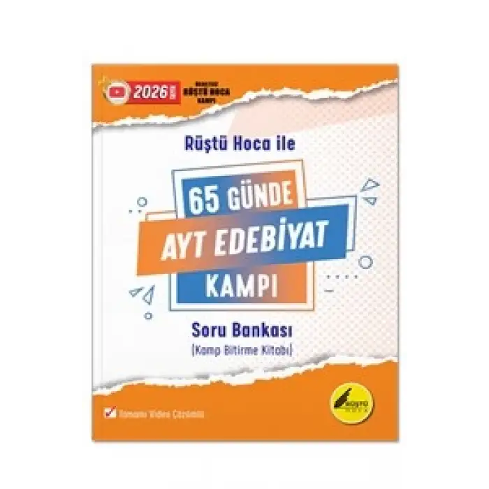Rüştü Hoca İle 65 Günde AYT Edebiyat Kamp Kitabı - Rüştü Hoca