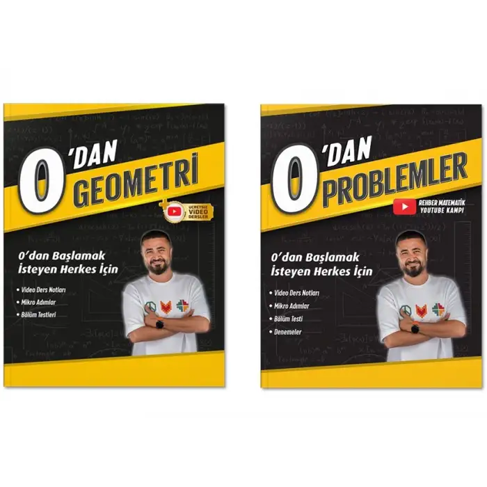 0dan Geometri ve Problemler Youtube Kampı  2 Kitap - Rehber Matematik
