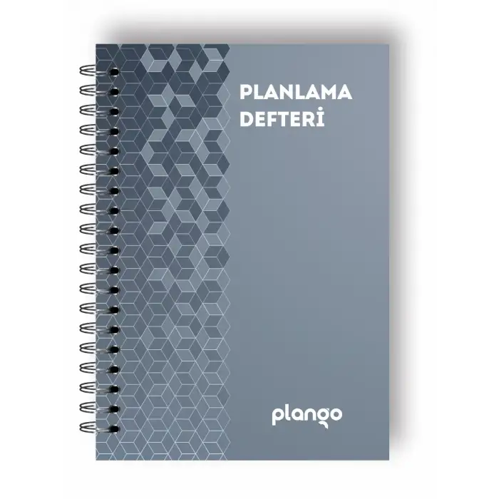 Gri Örgü Günlük Planlayıcı Defter -  Ders Çalışma Planlayıcı Defteri - Planlama Defte