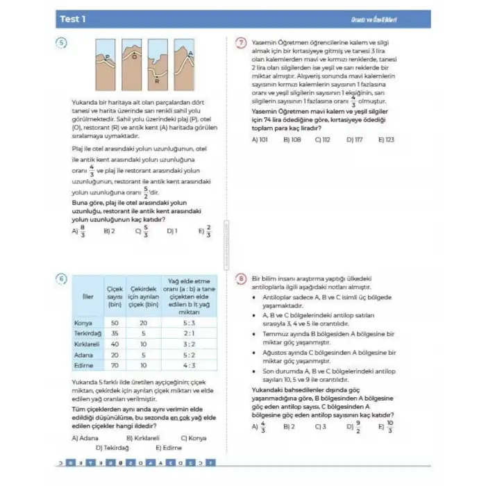 TYT Matematik Soru Bankası Video Çözümlü Yeni Sisteme Uyumlu - Sınav Yayınları