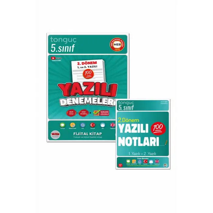 5. Sınıf Yazılı Notları ve Denemeleri 2. DÖNEM