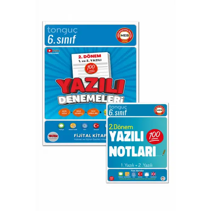 6. Sınıf Yazılı Notları ve Denemeleri 2. DÖNEM