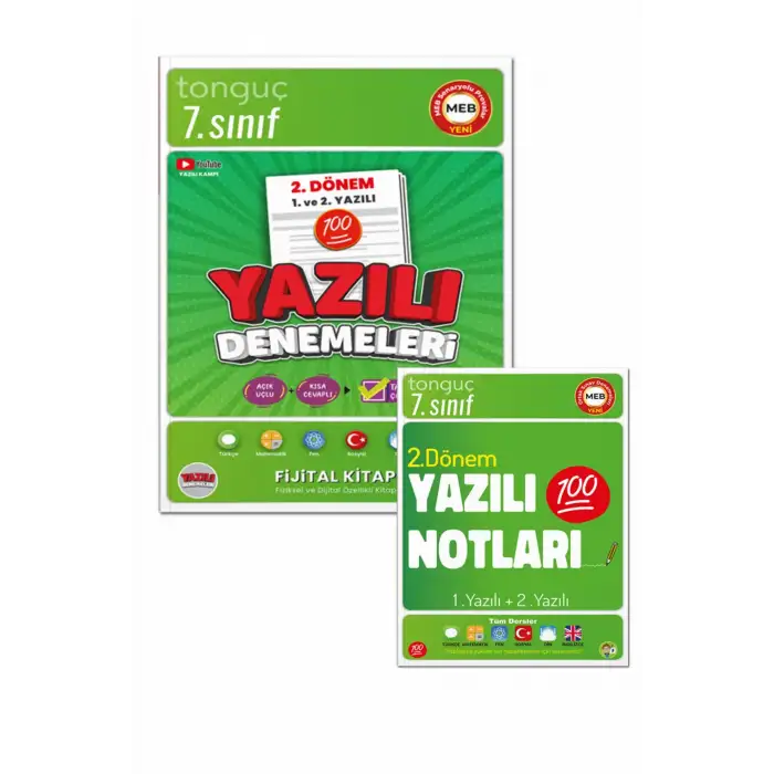 7. Sınıf Yazılı Notları ve Denemeleri 2. DÖNEM