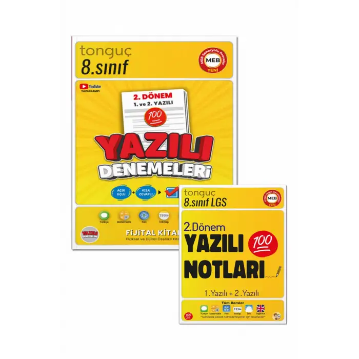 8. Sınıf Yazılı Notları ve Denemeleri 2. DÖNEM