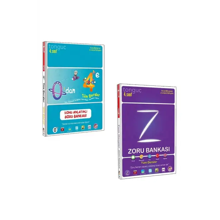 4. Sınıf 0dan 4e Konu Anlatımlı + Zoru Bankası Soru Bankası