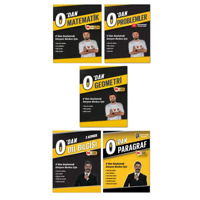 0dan Youtube Kamp Serisi - Dil Bilgisi - Paragraf - Problemler - Geometri - Matematik