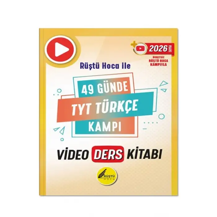 49 Günde TYT Türkçe Video Kamp Kitabı ve  Ders Notları - Rehber Matematik
