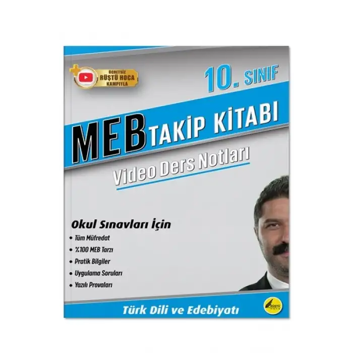 10. Sınıf Türk Dili ve Edebiyatı MEBTakip Kitabı - Rüştü Hoca