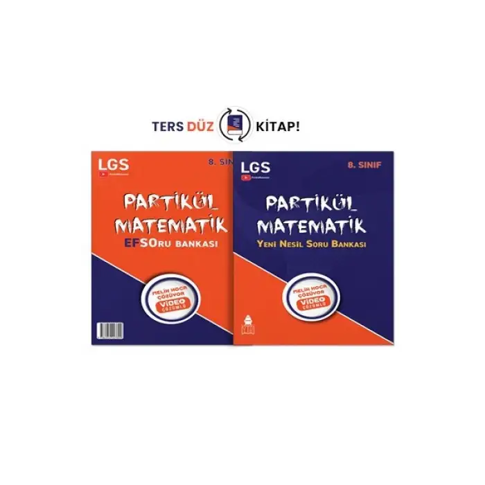 8. Sınıf Yeni Nesil Efso Matematik Soru Bankası (2 Kitap Bir Arada) - Partikül Matematik