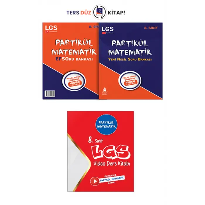 8. Sınıf Yeni Nesil Efso Matematik Soru Bankası  ve Kamp Kitabı - Partikül Matematik