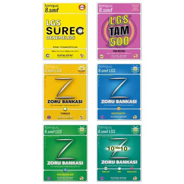 LGS Kazandıran Set - 6 Kitap - Tonguç Yayınları