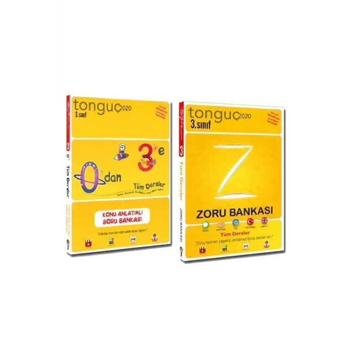 3. Sınıf 0dan 3e Konu Anlatımlı ve Zoru Bankası Seti