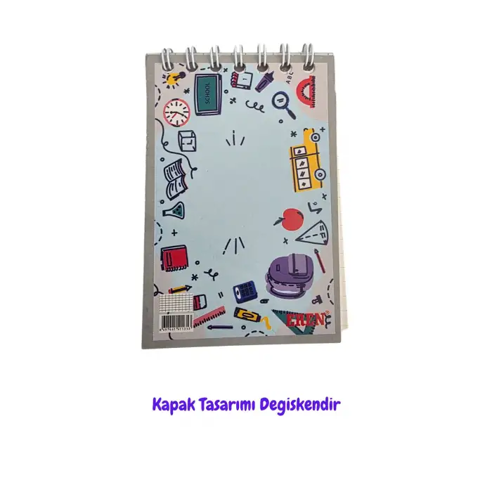 A7 Not Defteri - Üstten Spiralli (7*10 Cm)