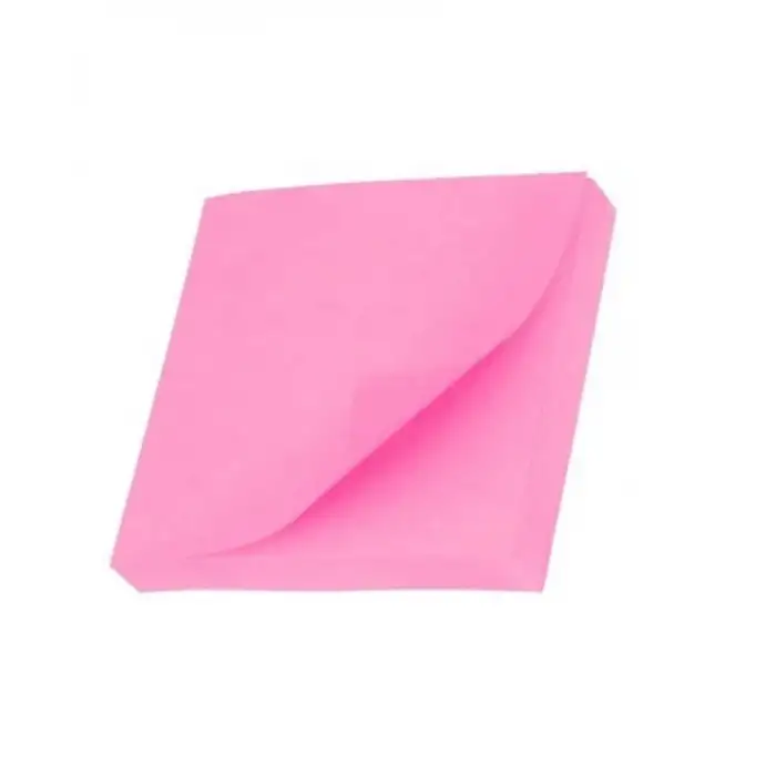 Yapışkanlı Not Kağıdı 76 mm x 76 mm PEMBE 80 Yaprak