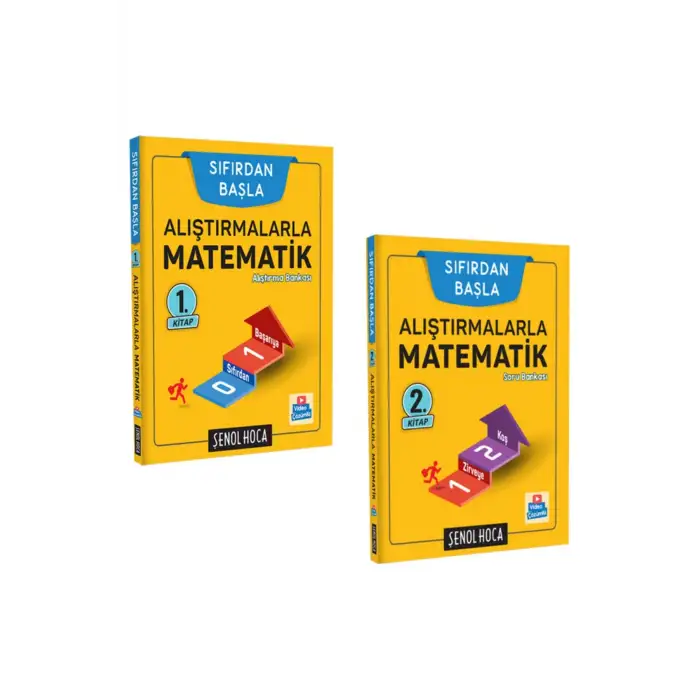 Şenol Hoca Alıştırmalarla Matematik 1 Ve Alıştırmalarla Matematik 2 Kitap Seti