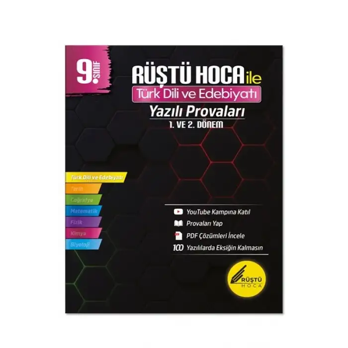 9. Sınıf Türk Dili ve Edebiyatı Yazılı Provaları - Rüştü Hoca