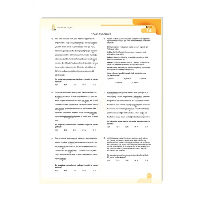 TYT- KPSS- MSÜ Parla Dil Bilgisi Konu Özetli Soru Bankası - Benim Hocam