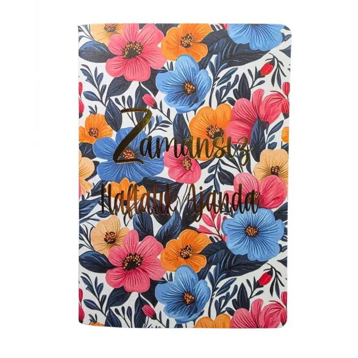 Zamansız Ajanda Terzi Dikiş Yaldız Baskılı - 17x24 Ajanda Boy (1 ADET FİYATIDIR)