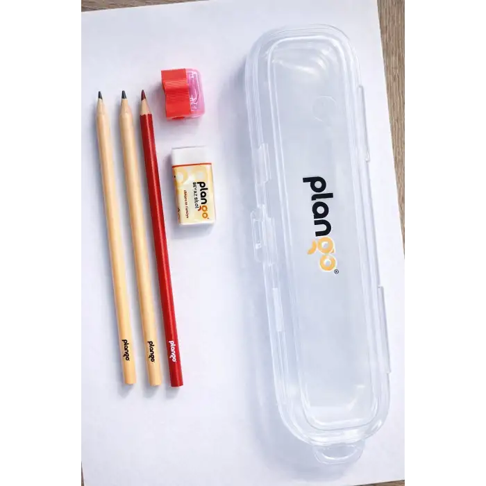 Plango Kalem Seti - Sınav Kalem Seti ve Plastik Kalem - Saklama Kutusu 