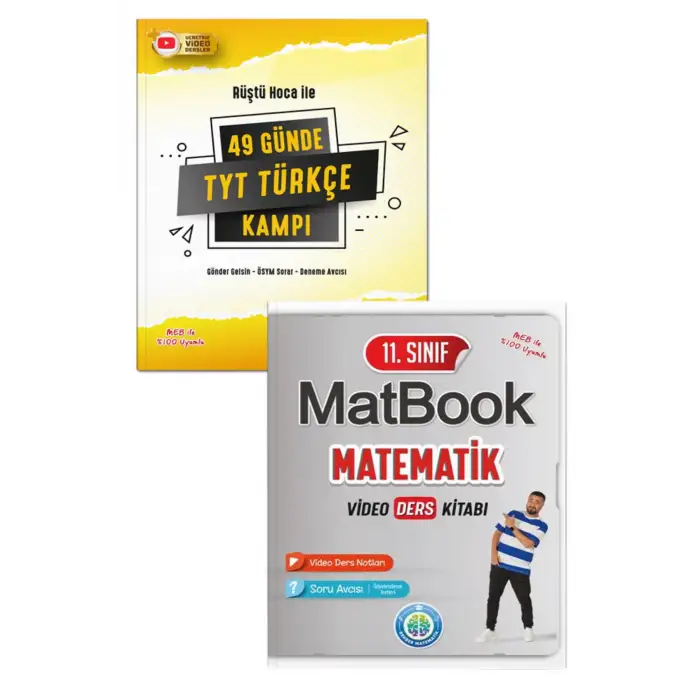 49 Günde Tyt Türkçe Kampı Ve 11. Sınıf Matbook 2li Set