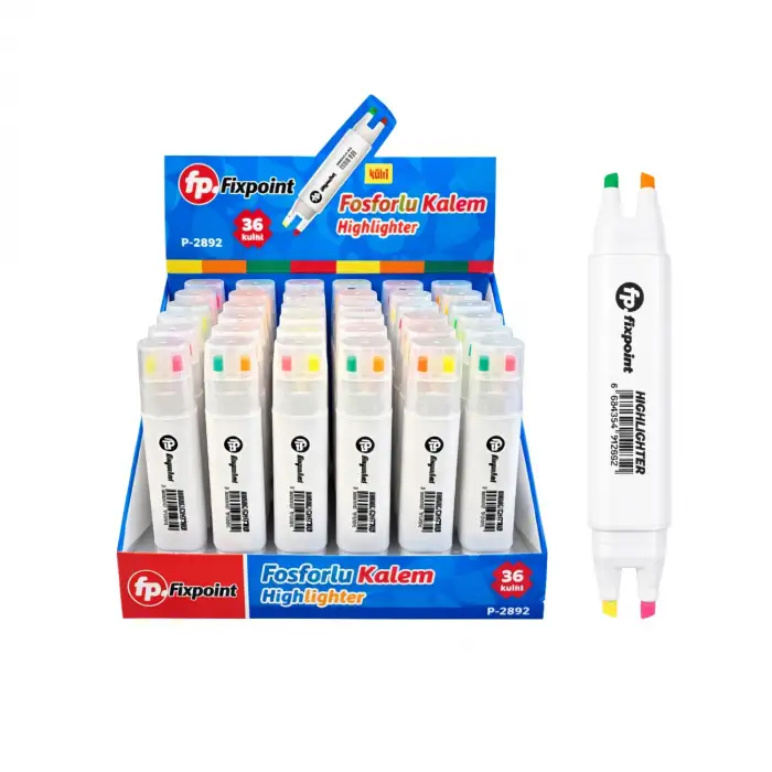 FixPoint Fosforlu Kalem Dört Uçlu Kalem P-2892