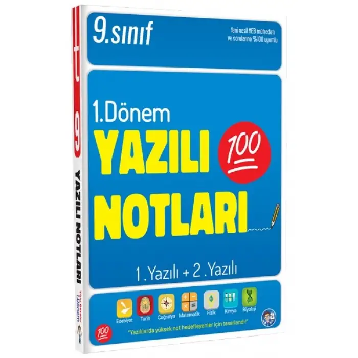 9. Sınıf Yazılı Notları 1. Dönem ve 2. Dönem 1 ve 2. Yazılı - Tonguç Yayınları